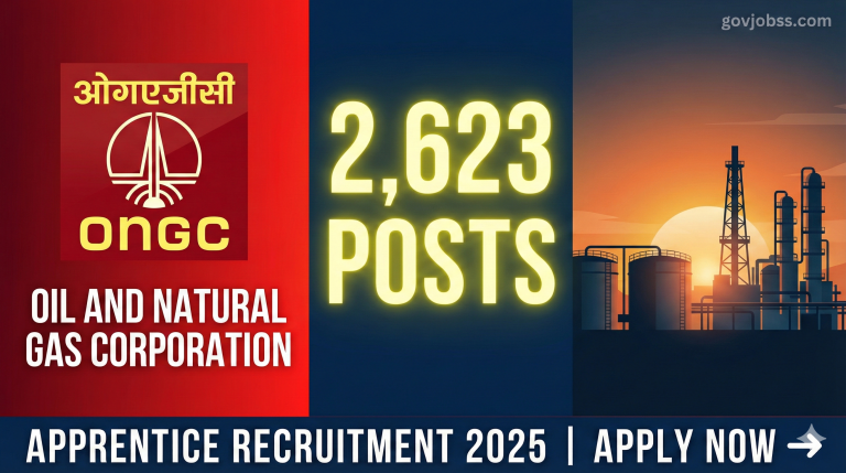 ONGC Apprentice Recruitment 2025: Apply Online for 2,623 Posts