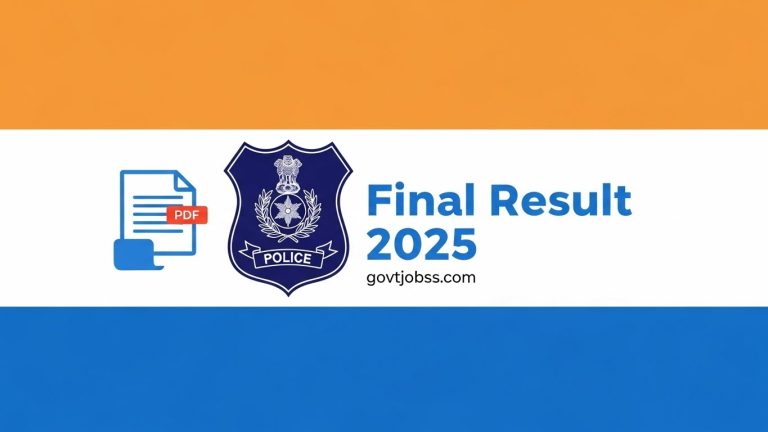 Police Result Rajasthan 2025