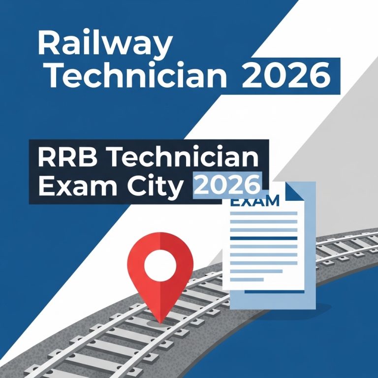 Railway Technician Exam City 2026