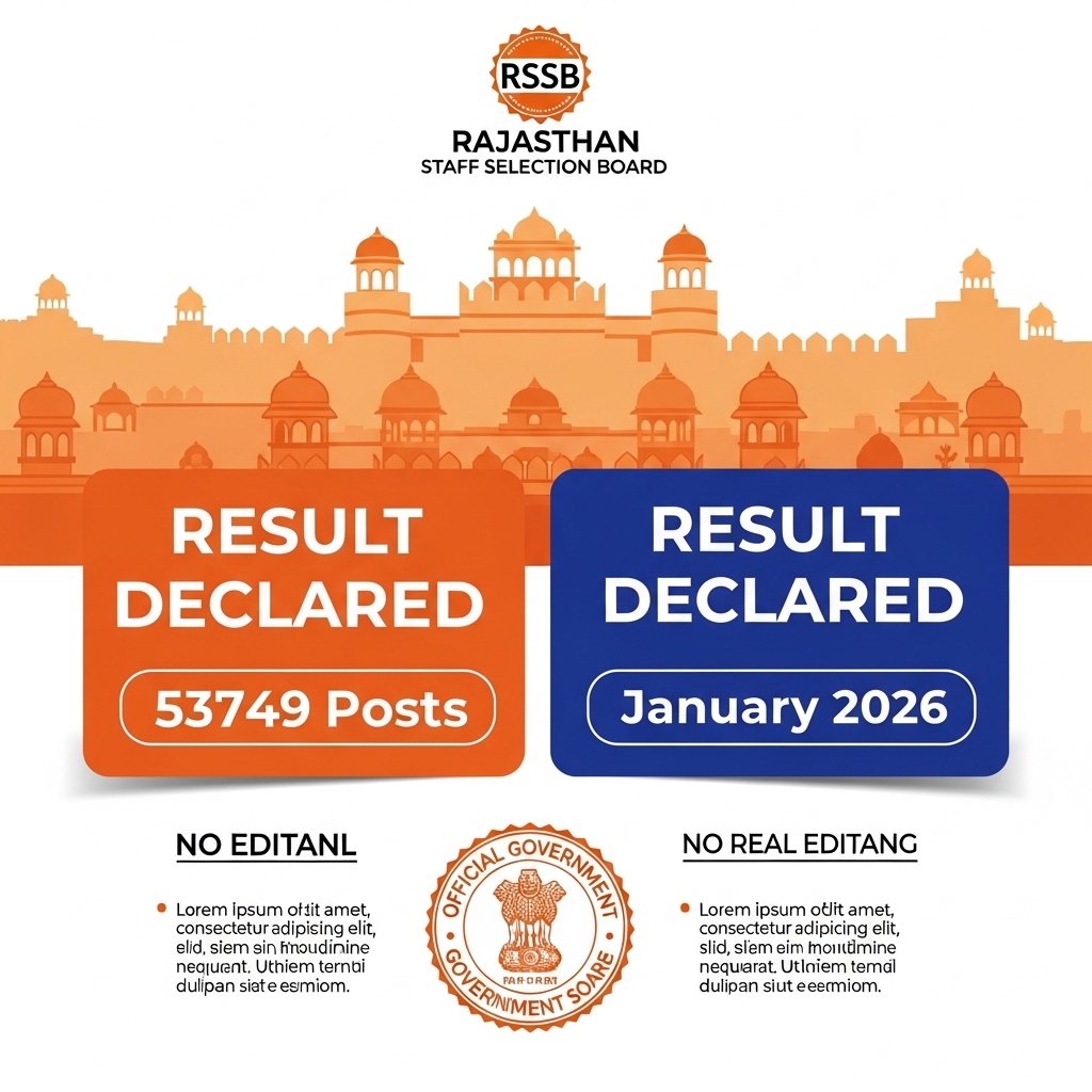 Rajasthan 4th Grade Result 2026