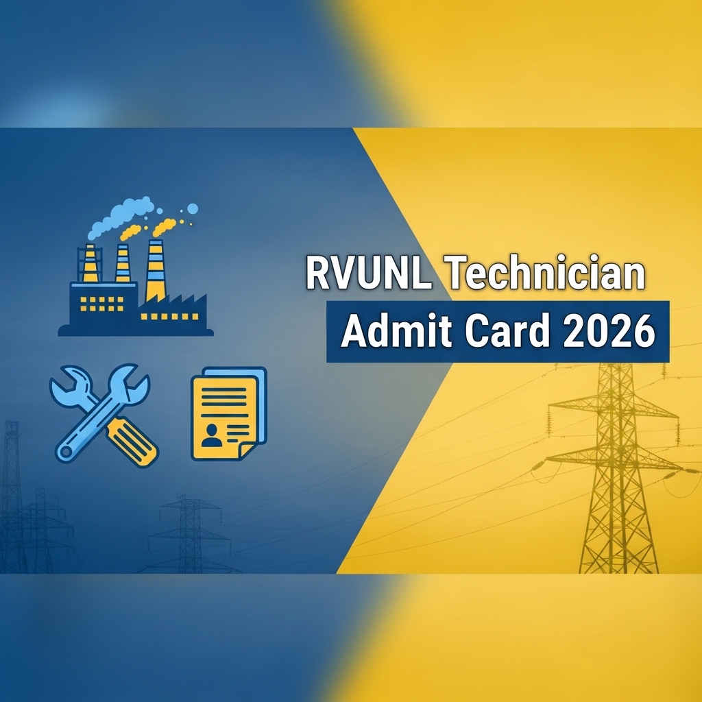 RVUNL Technician Admit Card 2026
